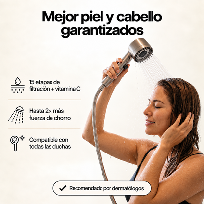 Regadera Filtrante SUAVARA
